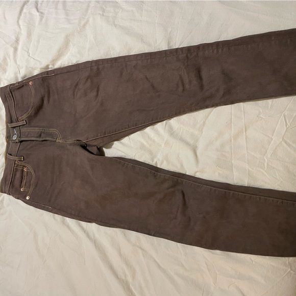 Hand dyed brown Levi’s 501 - Picture 2 of 3